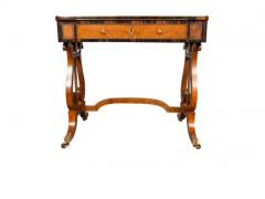 Fine Regency Amboyna And Calamander Games Table - 4144460