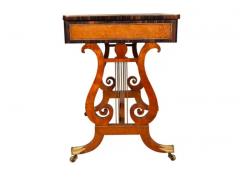 Fine Regency Amboyna And Calamander Games Table - 4144461