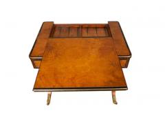Fine Regency Amboyna And Calamander Games Table - 4144465
