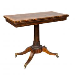 Fine Regency Calamander and Rosewood Games Table - 3739359