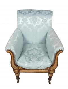 Fine Regency Faux Rosewood And Parcel Gilt Armchair - 4158310