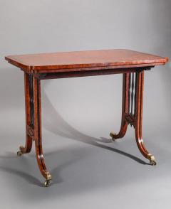 Fine Regency Ribbon Library Table - 3718341