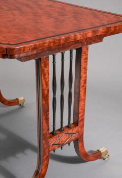 Fine Regency Ribbon Library Table - 3718346