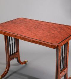 Fine Regency Ribbon Library Table - 3718348