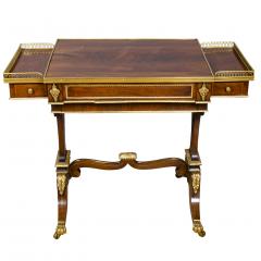 Fine Regency Rosewood And Bronze Mounted Writing Games Table - 2345447