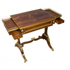 Fine Regency Rosewood And Bronze Mounted Writing Games Table - 2345452