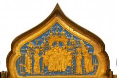 Fine Russian Old Believers Tetraptych Copper Icon with 20 Devotional Panels - 4731607