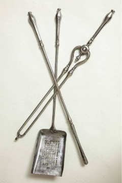 Fine Set of Georgian Steel Fire Tools - 297118