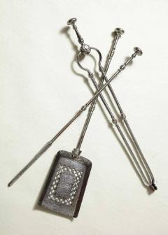 Fine Set of Georgian Steel Fire Tools - 662385