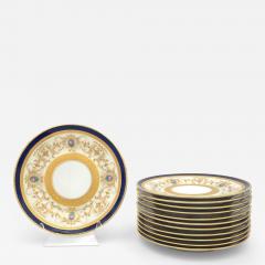 Fine Set of Twelve Limoges Dinner Plates France circa 1920 - 4396775