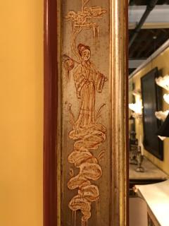 Fine Silver Gilt with Oriental Decoration La Barge Chinoiserie Mirror - 4470622