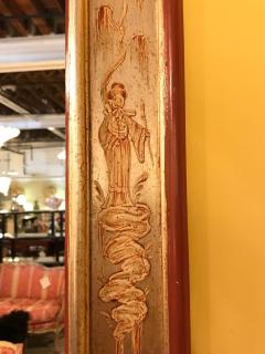 Fine Silver Gilt with Oriental Decoration La Barge Chinoiserie Mirror - 4470623