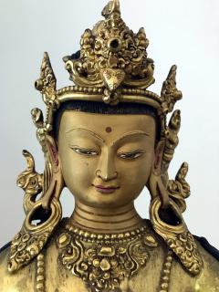 Fine Sino Tibetan Bronze Statue of Vajrasattva Bodhisattva - 294977