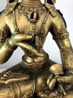 Fine Sino Tibetan Bronze Statue of Vajrasattva Bodhisattva - 294978