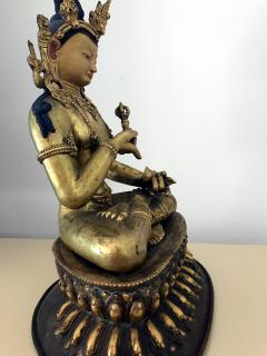 Fine Sino Tibetan Bronze Statue of Vajrasattva Bodhisattva - 294979