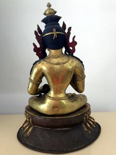 Fine Sino Tibetan Bronze Statue of Vajrasattva Bodhisattva - 294980
