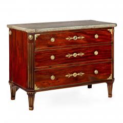 Fine Swedish Gustavian Mahogany Antique Chest of Drawers Commode ca 1780 - 4515531