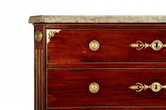 Fine Swedish Gustavian Mahogany Antique Chest of Drawers Commode ca 1780 - 4515552