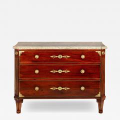 Fine Swedish Gustavian Mahogany Antique Chest of Drawers Commode ca 1780 - 4515729