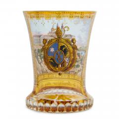 Fine Viennese Enamelled and Gilt Glass Beaker Melk Abbey c 1830 - 4663089