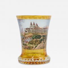 Fine Viennese Enamelled and Gilt Glass Beaker Melk Abbey c 1830 - 4678836
