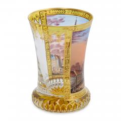 Fine Viennese Enamelled and Gilt Glass Beaker Stephansdom c 1830 - 4663077