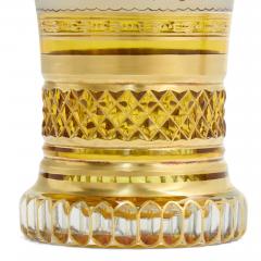 Fine Viennese Gilt and Enamelled Glass Beaker with Pansies - 4740786