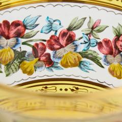 Fine Viennese Gilt and Enamelled Glass Beaker with Pansies - 4740788