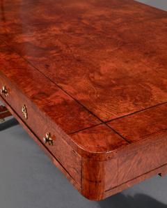 Fine William IV Mulberry Veneered and Ormolu Mounted Library Table - 3712522