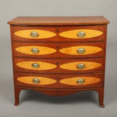 Fine and Rare Federal Bow Front Chest - 4565265