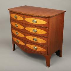 Fine and Rare Federal Bow Front Chest - 4565267