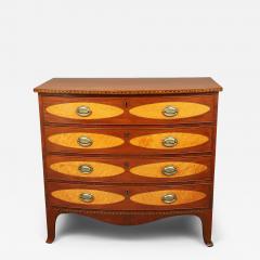 Fine and Rare Federal Bow Front Chest - 4568717