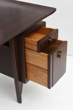 Fine and Unusual American Modern Dark Walnut Desk Edward Wormley - 4630499
