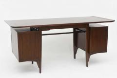 Fine and Unusual American Modern Dark Walnut Desk Edward Wormley - 4630500