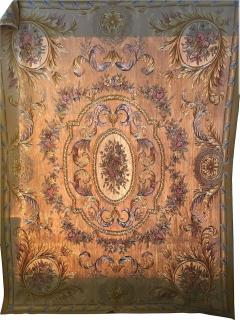 Fine and Very Decorative Aubusson Carpet or Throw - 3001645