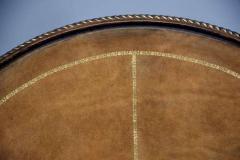 Fine quality 18th century Rococo style mahogany leather top tripod table - 4805731