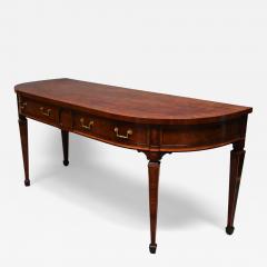 Fine quality 18thc Sheraton mahogany bow front side server - 4790115
