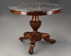 Fine quality 19thc French mahogany Gueridon table with original top - 4806000