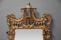 Fine quality Chinese Chippendale style carved giltwood mirror - 4806155
