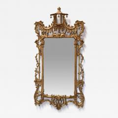 Fine quality Chinese Chippendale style carved giltwood mirror - 4811102