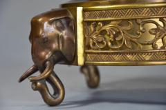 Fine quality French Japonisme style bronze incense burner set - 4774332