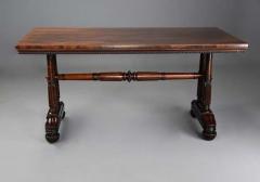 Fine quality William IVth rosewood centre or writing table - 4805793