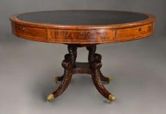 Fine quality early 19thc Regency mahogany drum table possibly Irish - 4756047