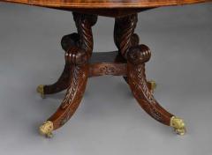 Fine quality early 19thc Regency mahogany drum table possibly Irish - 4756052
