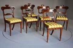 Fine quality set of six Regency rosewood dining chairs - 4799836