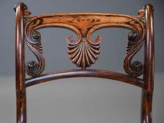 Fine quality set of thirteen Regency simulated rosewood dining chairs - 4752827