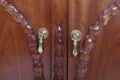 Finely Hand Carved Mahogany Wood Server Sideboard - 1943707