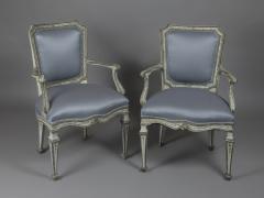 Finely Painted Pair of Louis XVI Venetian Armchairs - 118304