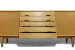 Finely Restored Danish White Oak Credenza Sideboard - 3996806