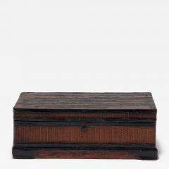 Finely Woven Lacquered Trunk - 4262919